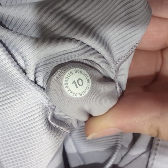 LULULEMON lilac High Neckline Racerback Ribbed Cropped Tank Top - Picture 9 of 9